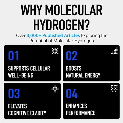 Miniatura 5 de DRINK HRW Tabletas de agua de hidrógeno molecular de rejuvenecimiento: 12 ppm H2, patentado, fabricado en EE. UU., Suplemento de hidrógeno