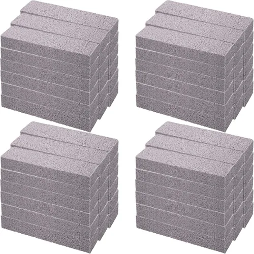 Miniatura 14 de Chinco Paquete de 2 barras de piedra pómez para engañar, piedra pómez para quitar la suciedad sin dejar arañazos para cocina, horno, estufa, hogar