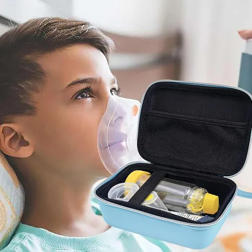 Miniatura 5 de Leayjeen Funda de viaje portátil - Estuche protector de carcasa dura para inhalador de asma