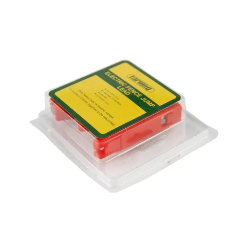 Miniatura 2 de cable puente para valla eléctrica, conector Energizer y alambre para cercado, rojo (Red-2), 1 rojo-2