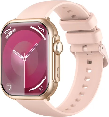 Fitness Smart Watches for Women Men 1.85" Smart Watch with 30 Days+ Battery Life MakeRecive Call Heart Rate SpO2 Sleep Monitor 120+ Sport IP68