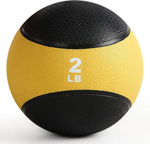Miniatura 8 de RitFit Weighted Medicine Ball - Non-Slip Rubber Shell & Dual Texture Grip - Workout Exercise Ball for Core Strength, Balance Training, Coordination