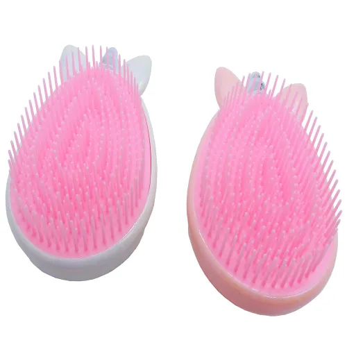 Miniatura 6 de Artkingdome - Cepillo de pelo de unicornio para secar en húmedo, cepillo desenredante antiestático, suave masaje para mujeres, cepillos de pelo