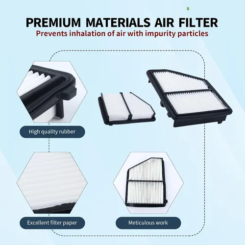 Miniatura 4 de Filtro de aire de motor delantero CA12051 Filtro de aire de motor para Honda 2016-2024 Civic L4 2.0L para Honda 2023-2025 HR-V L4 2.0L Filtro