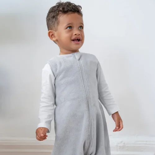 Miniatura 6 de HALO Saco de Dormir para Niños, Manta Portátil 100% Algodón, TOG 0.5, Gris, 2T