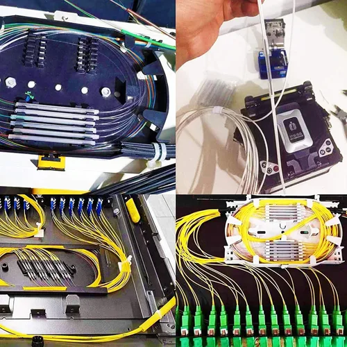 Miniatura 5 de Cable óptico de fibra termocontraíble PE transparente de 2.362 in de diámetro de 0.102 in de diámetro, manga de protección de empalme de fusión, 100
