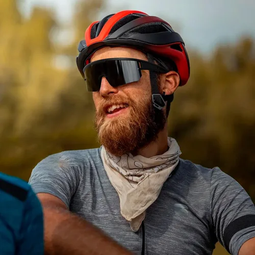 Miniatura 2 de Gafas de sol polarizadas para hombres y mujeres UV400 gafas de béisbol para MTB montar en bicicleta, correr, conducir bicicleta