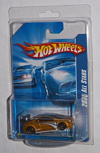 Miniatura 2 de Hot Wheels 2008 047 All Stars Honda Civic SI Gold 2008 47 Escala 1:64