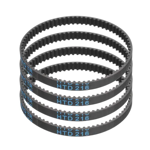 Miniatura 93 de uxcell 4pcs HTD-3M correa dentada de goma 60 dientes, 7.087 in de longitud de paso x 0.236 in de ancho x 0.094 in de altura, correa de distribución