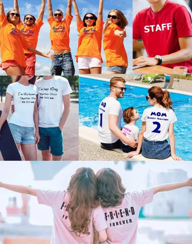 Miniatura 2 de Circular - Camisetas personalizadas en la parte delantera y trasera para añadir tu texto, ultra suaves, para hombres y mujeres, camiseta de algodón