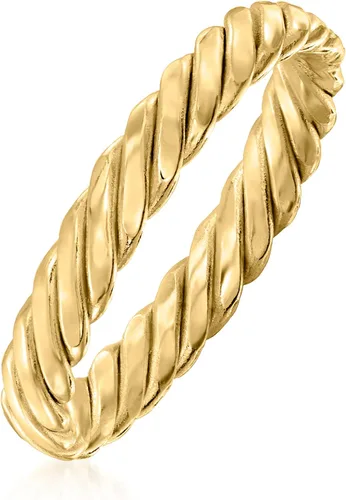 Miniatura 3 de RS Pure by Ross-Simons 14kt Yellow Gold Twisted Ring