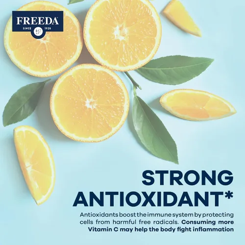 Miniatura 6 de FREEDA Vitamina C en polvo tamponada, suave para el estómago, vitamina C, no ácida, vegana, kosher, sin azúcar, para apoyo inmunológico y bienestar