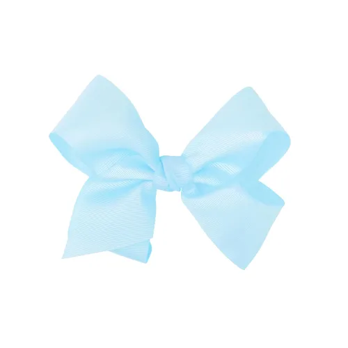 Miniatura 48 de Clip de lazo de pelo de grogrén de 5.5 pulgadas para mujer y niña (beige)