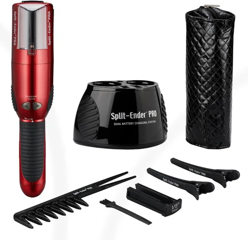 Miniatura 10 de Split-Ender PRO - Herramienta de Belleza Profesional Original - Recortadora de Puntas Abiertas Inalámbrica para Cabello Dañado, Seco, Quebradizo