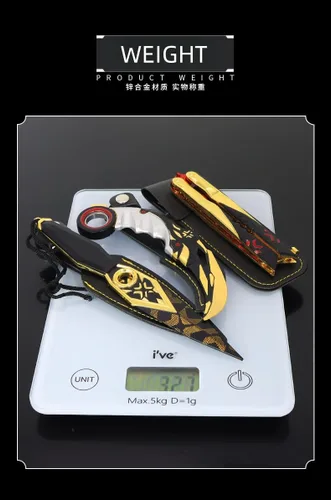 Miniatura 2 de UGLYAF Valorant - Juego de cuchillos Karambit Champion - Modelo de cuchillo de garra (juego de caja Champion 2023)