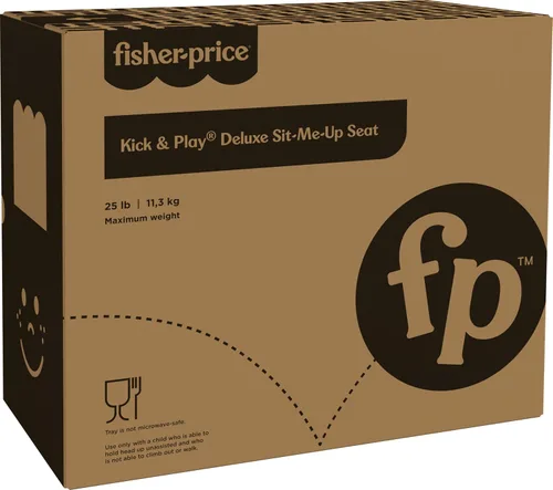 Miniatura 6 de Fisher-Price Silla Portátil para Bebé Deluxe Kick & Play Sit-Me-Up Asiento de Piso con Juguete de Piano de Aprendizaje y Bandeja de Snacks de Bebés