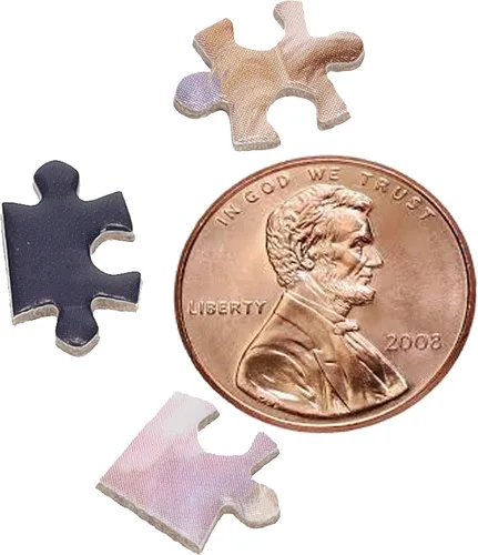 Miniatura 4 de TDC Games Rompecabezas navideño más pequeño del mundo, travieso o agradable, mini rompecabezas, pequeño rompecabezas de arte de viaje para adultos