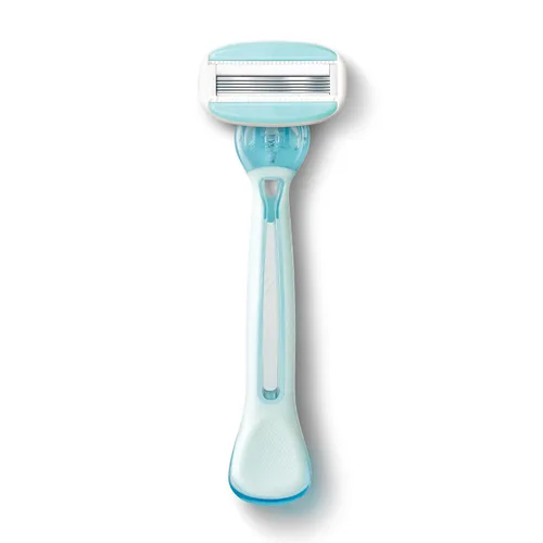 Miniatura 8 de EVE 5 - Maquinillas de afeitar desechables para mujer, tacto suave, barra ancha de humedad, 5 cuchillas para un afeitado suave, removedor de pelo