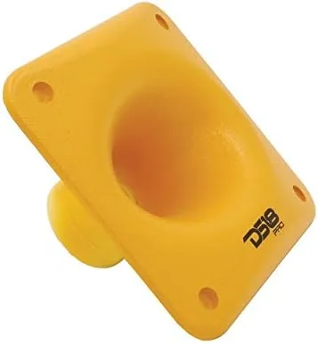 DS18 PRO-HELLIP - Bocina elíptica universal amarilla para controlador, fácil de poner y quitar, juego de 1 (amarillo)