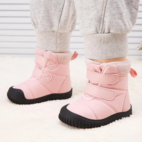Miniatura 113 de BMCiTYBM Botas de nieve de invierno para bebés y niños pequeños, de piel sintética, cálidas, antideslizantes, zapatos para primeros pasos