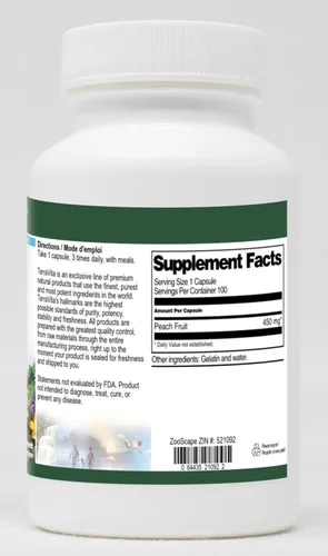 Miniatura 2 de Melocotón - 450 mg (100 Cápsulas, ZIN: 521092)
