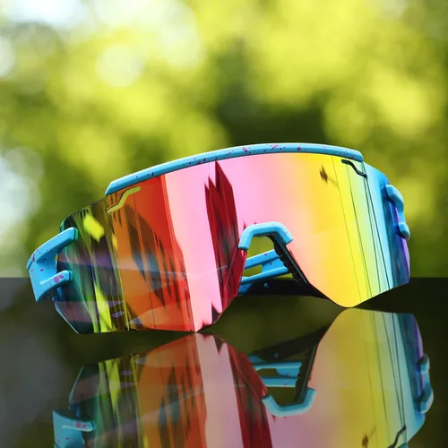Miniatura 7 de AVV Gafas de sol polarizadas UV400 para ciclismo, béisbol, resistentes al viento, antivaho para deportes al aire libre, marco ligero para hombres