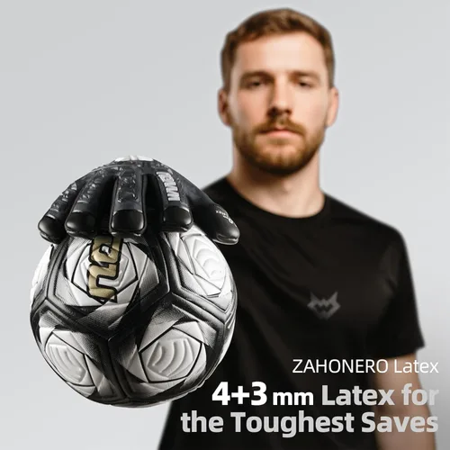Miniatura 3 de WVVOU Guantes de portero de fútbol para adultos y jóvenes, guantes de portero de alto rendimiento con 5 protectores de dedos desmontables, guantes