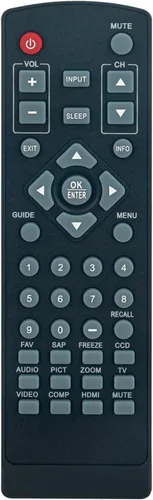 RC-304 - Control remoto de repuesto compatible con televisor LCD Insignia NS-L19Q-10A NS-L19W1Q-10A NS-L22Q-10A NS-L26Q-10A NS-L32Q09-10A