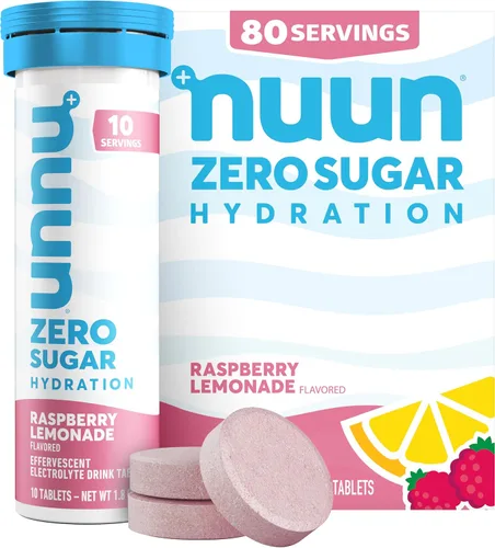 Miniatura 9 de Nuun Tabletas de electrolitos de hidratación sin azúcar, sodio, potasio, cloruro, calcio, magnesio, sabores de frutas ligeros y deliciosos, sin