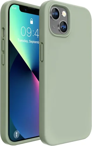 Miniatura 27 de Miracase Funda diseñada para iPhone 13, con protector de pantalla de vidrio templado, forro de microfibra suave antiarañazos, funda de goma