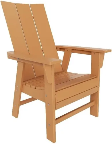 Miniatura 12 de Costaelm Sillas de césped, sillas de porche delantero, HDPE balcón, piscina, silla Adirondack, moderna silla de patio al aire libre, salón de resina