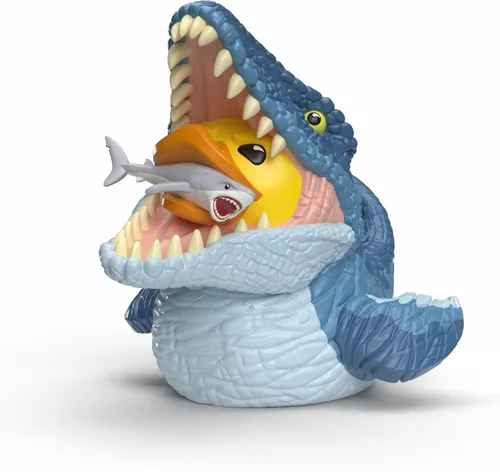 Miniatura 13 de Figura afelpada TUBBZ: figura coleccionable de Jurassic Park de tiranosaurio de cosplay, en forma de pato de goma suave afelpado T-rex (peluche)