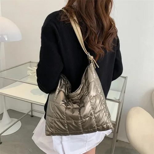 Miniatura 3 de Bolso de mano acolchado para mujer, bolso grande hinchado, bolso de mano acolchado, bolsos cruzados para viajes, compras
