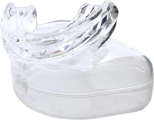 Miniatura 5 de ORAL MART Protectores bucales juveniles para deportes (transparente puro) para niños, ajuste instantáneo (sin hervir), doble (superior e inferior)