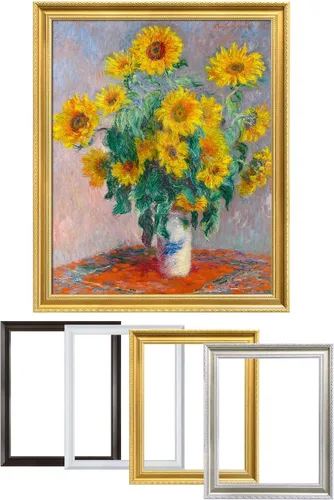 Miniatura 39 de Pinturas clásicas mundiales de Claude Monet Impresión giclée sobre lienzo alargado, pieza de galería para colgar y decorar el hogar, The CliffWalk