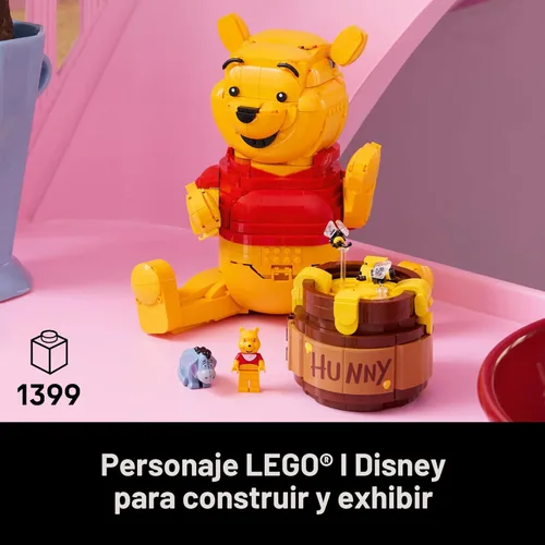 Miniatura 2 de LEGO Disney Winnie The Pooh - Juego de construcción – Decoración para el hogar, la oficina o estante de libros para adultos fanáticos de 18 años