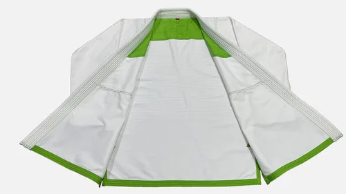 Miniatura 4 de Bjj Gi Jiu Jitsu Con Puntada Verde Bjj Gi Jiu Jitsu Kimonos Gi 100% Algodón Perl Tejido 450GSM
