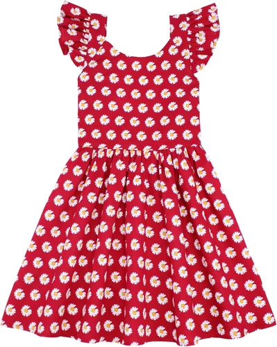 Miniatura 141 de Vestido de verano para niña, de algodón, con diseño floral