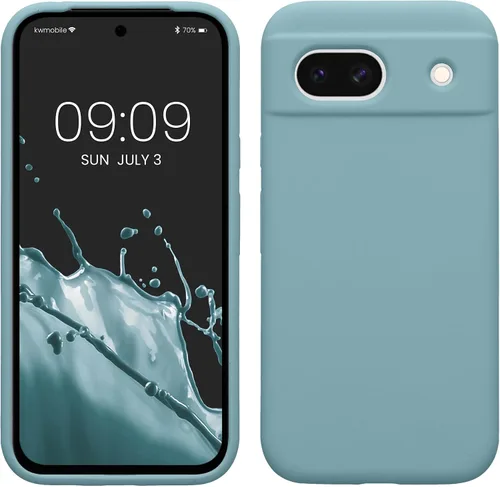 Miniatura 213 de kwmobile Funda Compatible con Google Pixel 6 Pro - Funda de Teléfono de Silicona TPU con Acabado Suave - Azul Caribe