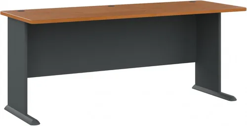 Miniatura 12 de Bush Business Furniture - Serie A 36W Escritorio 36W Negro, Madera Blanco y pizarra