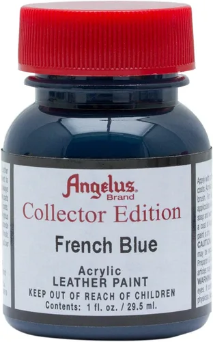 Pintura para cuero Angelus Collector, 29,5 ml, color azul frágil