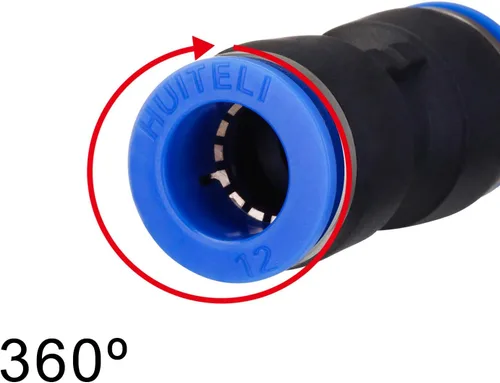 Miniatura 3 de Honoson 40 conectores de empuje rectos, accesorios de empuje para conectar, conectores neumáticos de liberación rápida, accesorios de línea de aire