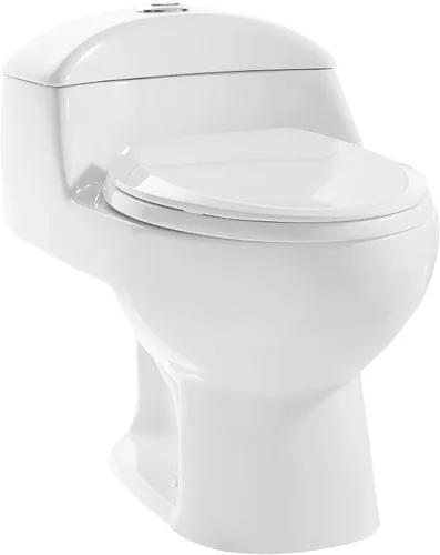 Miniatura 13 de Swiss Madison Well Made Forever SM-1T803BQ Chateau - Inodoro de una pieza con descarga dual alargado, acabado mate, 0.8/1.28 gpf Bisque Brillante