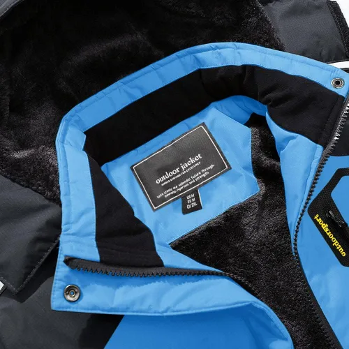 Miniatura 3 de MAGCOMSEN - Chaqueta de invierno para hombre, impermeable, abrigada, con forro polar y múltiples bolsillos