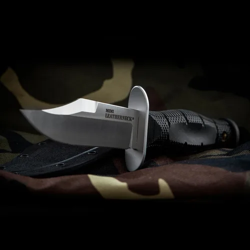 Miniatura 5 de Cold Steel Mini Leatherneck Clip Point Compacto Ligero 3.5" Cuchillo de Hoja Fija de Acero 8CR13MOV para Caza y Utilidad al Aire Libre, Mango