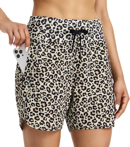 Miniatura 11 de Willit - Pantalones cortos deportivos de mujer para correr, 5 pulgadas, de secado rápido, para entrenamiento, senderismo, cintura alta, activos