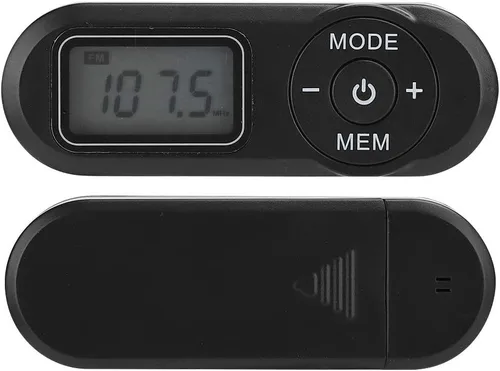 Miniatura 5 de LJCM Radio FM portátil negra, DSP 1.1 pulgadas LCD Digital FM Radio reproductor de música con auriculares para caminar, trotar, hacer ejercicio