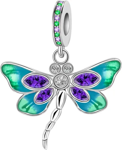 Miniatura 251 de Dije de girasol con diseño de estrella y luna y elefante para pulsera, collar de plata de ley 925, dijes de corazón de amor para mujer, regalo