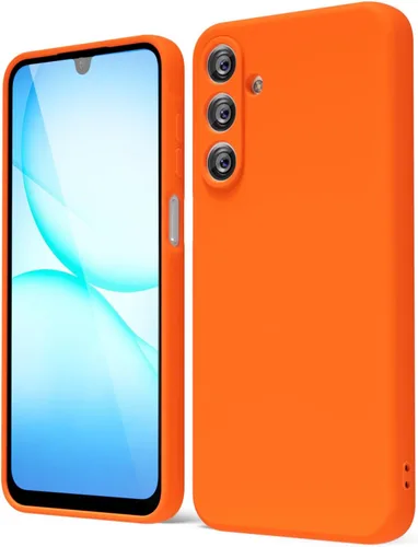 Miniatura 228 de oakxco Funda para teléfono Samsung Galaxy A12 con agarre de silicona líquida, linda delgada fina suave cubierta de gel de goma TPU lisa para mujeres