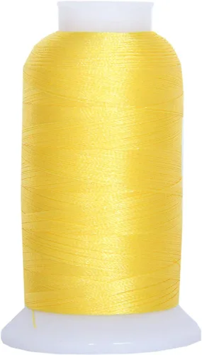 Miniatura 28 de Carretes de hilo de poliéster, 1000 m – 160 colores – Peso del hilo: 40 40wt trilobal polyester embroidery thread with bright sheen. Works with